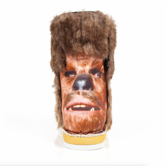IRREGULAR CHOICE x STAR WARS Chewbacca Fur Boots Brown NWOB Sz 39 / 8 - Picture 3 of 5